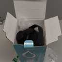 25 oz Glass Water Bottles - Motivational Tumbler Water Bottle Time Marker - Borosilicate Glass Water Bottle With Silicone Sleeve and 2 Lids, Handle Spout & Bamboo Straw Lid (White)