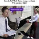 OCCHI Smart Garage Door Opener Remote, Garage Camera, Security+ 2.0 System Compatible, Garage Door Open/Close Control, 2.4Ghz WiFi Only, Compatible with Alexa, No Monthly Fee, Powered by Ampoza