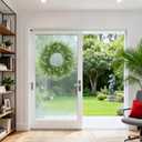 24 Inch Spring Wreaths for Front Door Wreath Summer Outdoor Green Door Wreath for All Seasons Porch Living Room Bedroom Window Wall Indoor Outdoor Farmhouse Home Decoration