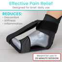 Vive Plantar Fasciitis Stretcher - Foot & Calf Stretcher for Men & Women, Achilles Tendonitis Brace Sling for Pain Relief - Dorsiflexion Therapy, Adjustable - Lightweight Arch & Heel Support (Medium)