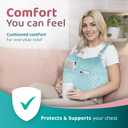 Zomaple Post Mastectomy Pillow Post Surgery Post-Op Essentials, Breast Augmentation/Reduction & Mastectomy Recovery Supplies Washable Cover for Comfort & Support