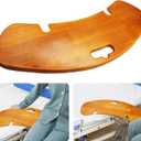 NexusSmash Slide Transfer Board, Wooden Slide Assist Device for Transferring Patient or Handica from Wheelchair to Bed, Couch, Toilet, Car, Patient Slide Board Hold up to 440lbs (Curve Board-2)