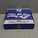 Drywall Hand Tools Kit, Drywall Knife Set with Putty Knives, Taping Knives, Aluminum Hawk, Mud Pan, Flat Finishing Trowel, Multi-Fuctional Paniter Scraper