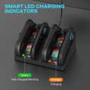 MOOGOLE 4 in 1 Charging Dock Compatible with Nintendo Switch 2 Joycon Controller