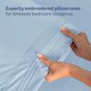King Size 4 Piece Sheet Set - Comfy Breathable & Cooling Sheets - Hotel Luxury Bed Sheets for Women & Men - Deep Pockets, Easy-Fit, Soft and Wrinkle Free Sheets - Light Blue Oeko-Tex Bed Sheet Set