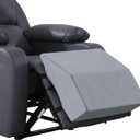 HOMBYS Extra Large Recliner Leg Pillow Support, 5 inch Thick Foam Foot Rest Cushion for Couch, Ergonomic and Multifunctional Leg Elevation Pad for Sofa, Chair, Bed (Grey)