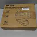 PIIOSER Breastmilk Cooler Travel Bag with Ice Pack, Compatible with Wearable Breast Pumps & Accessories - Breastfeeding On The Go for Nursing & Working Moms, Black