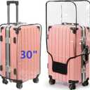FABUWAY PVC Suitcase Cover - Clear, Transparent, Waterproof & Dustproof - 30"
