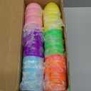 MGparty 72 Pcs 2.3" Fillable Easter Eggs Bulk, Iridescent Plastic Easter Eggs Empty for Easter Egg Hunt, Basket Stuffers, Party Favors, Classroom Prizes and Decorations