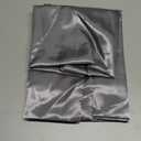 Bedsure King Size Satin Pillowcase Set of 2 - Dark Grey Pillow Covers for Hair and Skin with Envelope Closure, Similar to Silk Pillow Cases, Gifts for Women Men, 20x36 Inches