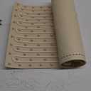 Electric Warming Tray - 3 Modes &Full Surface Heating, Rollable & Portable, Premium Silicone Nano-Material, 3 Temperature Settings, Auto Shut-Off -Versatile Food Warmer for Gatherings, Parties (Cream)