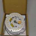 4" 20W LED Ceiling Fan Light Retrofit Kit, Ceiling Light Retrofit Engine PCB, 3CCT 3000K/4000K/5000K, 120V, 2400LM, CRI90, Dimmable, ETL Listed