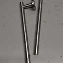 Brushed Nickel Towel Bar, 24 Inch Towel Racks for Bathroom Wall Mounted, SUS304 Stainless Steel Bathroom Towel Holder, Total Length 26.4 Inch Towel Bars