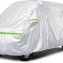 Waterproof Silver RV High Top Van Cover for up to 22.8ft (274.5 inch) 2002-2023 LWB Sprinter Van, All Weather Protection Scratch, Dust, Snow Shield,  274.5*92*111.5in