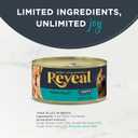 Reveal Natural Wet Cat Food, 24 Count, Grain Free, Limited Ingredient Canned Food for Cats, Tuna Fillet in Broth, 2.47 oz Cans (EXP 02/27/27)