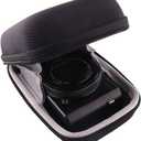 WERJIA Hard EVA Travel Case for PANASONIC LUMIX ZS99/ZS100/LUMIX ZS200/LX10/DC-ZS70/ZS60/ZS80 Digital Camera (Black)