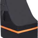 Clearworld Large Car Seat Travel Bag for Airplane - Backpack Cover With Padded Adjustable Shoulder Strap, Airport Gate Check Bag, Fits Infant Carriers & Booster, Black