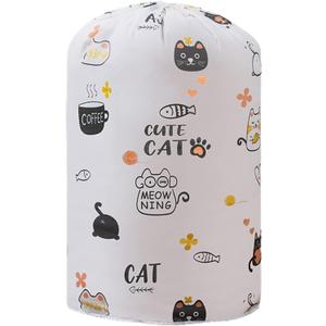 Large Clothes Storage Bag – 85×45cm Foldable Laundry Hamper, Closet Organizer for Quilts, Jackets, Sweaters – Space Saving & Durable Fabric Bin with Drawstring Closure