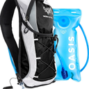 Water Buffalo Hydration Backpack - Lightweight Hydration Pack with 2L Water Bladder - Water Backpack for Hiking, Running, Biking, and Raves - Road Runner 12L Hydropack Backpack