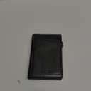 Mrain Men's Slim Premium Leather Wallet Pop Up Card Holder RFID Blocking Metal Wallet with Push Button Minimalist Design for Credit Card Holder Magnetic Closure (Black)