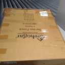 Metal Garden Fence 26 in H x 12 ft L, 6 Panels + 7 Stakes Border Dog Fence Panels Animal Barrier, No Dig Garden Fencing for Yard Patio Flower Bed Lawn Outdoor, Arch Black