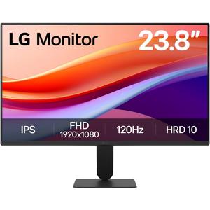 LG 24U411A-B 24-inch Full HD (1920 x 1080) IPS Computer Monitor, 120Hz, HDR10, Reader Mode, Flicker Safe, HDMI, Slim Stand Base, Black