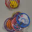 Jecery 5 Pcs Cat Spring Balls Toys Stretchable Rolling Balls Colorful Playful Coils Interactive Action Toy Caged Rats for Kitten Pet Supplies (Mouse,Multicolor)