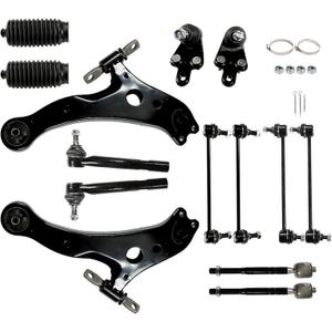 labwork 14Pc Front Suspension Kit Control Arms Replacement for Toyota Camry 2007-2011