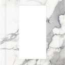 Gray White Marble 1 Gang Single Rocker Decorative Electrical Wall Plate Light Switch Cover Grey Outlet Faceplate Switchplate Receptacle Cover For Kitchen Home Office Room