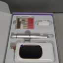 Professional Electric Nail Drill 45000RPM, Portable Nail File for Acrylic Gel Nails, Cordless Rechargeable Salon-Grade Ultra Power Nail Drill Kit for Shaping, Polishing & Removing Gel Nails (White)