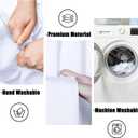 BEIYANG White 10 x 20 Ft Large Screen Backdrop for Photography, Pure White Non-Reflective Fabric Wrinkle Free Photo Background for Zoom Meeting, Game Live Steaming and Photo Studio Shooting Props