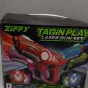 JOVA ZIFFY Laser Tag Guns Set of 4 with Vests, Multi-Functional Laser Tag Indoor&Outdoor Family Games, Birthday Gift, Group Activity, Ages 8+(Multi-Color)