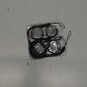 2025 Air Tracker Tags-4 Pack Item Locator for Android & iOS Bluetooth Tracker,Key Finders,Smart Tags Work with Apple Find My & Google's Find Hub (Black, for Android & iOS for iOS (4 Pack)