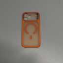 ESR for iPhone 17 Pro Max Case with Stash Stand, Camera Control Cover Compatible with MagSafe, Military-Grade Drop Protection Magnetic Phone Case, Scratch-Resistant Back Cover,Frosted Orange