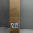 36" Kerf Slide-in Double Bulb Seal Weatherstrip Door Bottom Durable Seal for Energy Efficiency & Draft Protection (Brown)