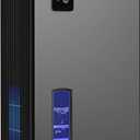 NineSky Dehumidifiers for Home, 95 OZ Water Tank, (1000 sq.ft) Dehumidifiers for Bathroom Bedroom Basement with Auto Shut Off,7 Colors LED Light (Gray)