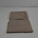 MIULEE Taupe Linen Curtains 84 Inch Length for Bedroom Living Room, Soft Thick Linen Textured Window Drapes Semi Sheer Light Filtering Back Tab Rod Pocket Burlap Look Farmhouse Country Decor, 2 Panels (52"W x 84"L (Pack of 2))