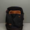 Lumesner Carry on Travel Backpacks, Extra Large 40L Flight Approved for Men & Women,Expandable Suitcase backpack (Black (Backpack With 4 Packing Cubes))