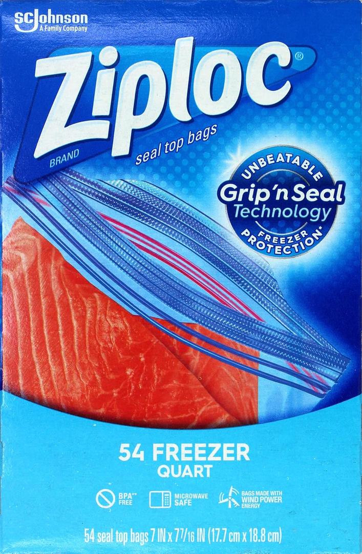 Freezer Bags Kit 1-Pack Variety, 54 bags Quart Size, 54 Total Package Quantity | Niro Assortment