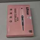 Ufree 5 in 1 Curling Iron with Interchangeable Ceramic Barrels (0.35"-1.25"), Curling Wand Set with Flat Iron Hair Straightener, Instant Heat Up, Dual Voltage Hair Curler, Gifts for Women (Rose Gold)