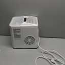 Sweetcrispy Countertop Ice Maker - 9 Cubes in 6 Mins, 26lbs/24Hrs, 2-Size Bullet Ice, Self-Cleaning Portable Ice Machine with Quiet Operation for Home Office Camping, White