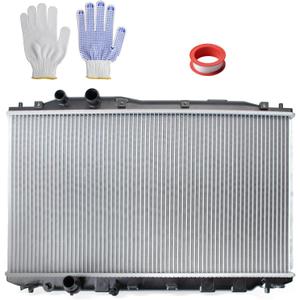 Engine Coolant Radiator Fits for Honda Civic DX/EX/GX/LX/Sport/Si, for Honda MUGEN Si, 1.8L/2.0L 2006-2012, OE Replacement CU2922, 2922, 2926, 8012926, 8012922, 19010RNBA51, 19010RNBC51