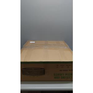 20" Caged Crystal Ceiling Fan with Lights Flush Mount Gold Fandelier Low Profile Chandelier Fan Enclosed Ceiling Fan Light Fixtures with Reversible Motor for Bedroom Kitchen Living Room