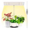 Grow Light, Full Spectrum LED Plant Light for Indoor Plants, Height Adjustable Growing Lamp with Auto On/Off Timer 4H/8H/12H, 4 Dimmable Brightness, Ideal for Home Desk Plant Lighting