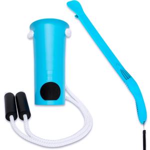 RMS Sock Aid Kit - Easy On Easy Off Device for Putting On Socks and Removing Socks or Stockings for Men and Women with Limited Mobility (Blue)