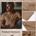 Riyiper 3 Pack Henley Shirts for Men Short Sleeve Raglan M-5XL Regular and Big Tall Tops Casual Summer Basic Tee (XXL)
