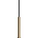 KCO Lighting Mid Century Modern Pendant Chandelier Amber Glass Hanging Lamp Gold Globe Pendant Lights Kitchen Island Brushed Brass Pendant Light Large Kitchen Pendant Lighting Over Island
