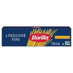 Barilla Linguine Fini Pasta, 16 oz. Box - Non-GMO Pasta Made with Durum Wheat Semolina - Kosher Certified Pasta BB 11/18/2025