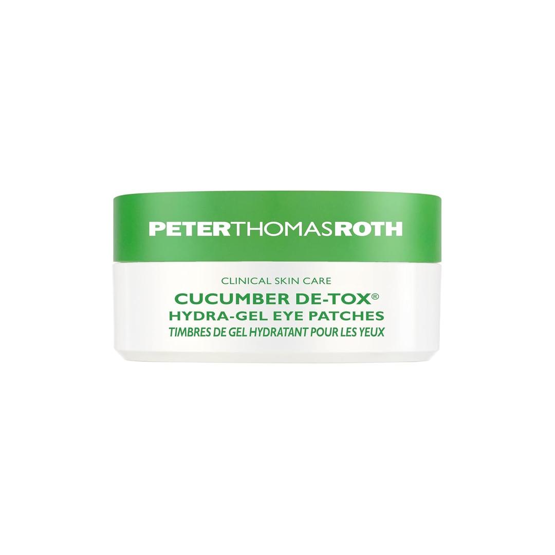 Peter Thomas Roth | Cucumber De-Tox Hydra-Gel Eye Patches | Cucumber Extract Eye Mask Patches for Puffiness and Dark Circles