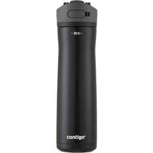 Contigo Ashland 2.0 Water Bottle with AUTOSPOUT Lid 24oz. Licorice (24oz (Pack of 1))